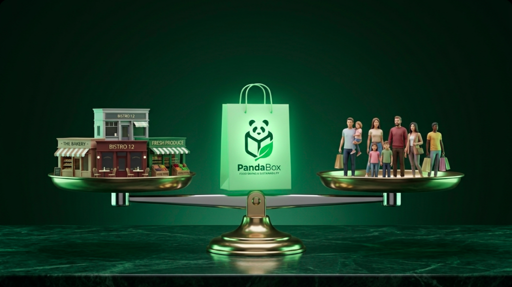 PandaBox Two-Sided Marketplace Balance Scale
